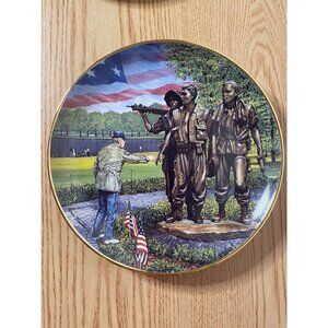 New Antique Collectible Limited Edition Collector Plate “Touching The Memory”